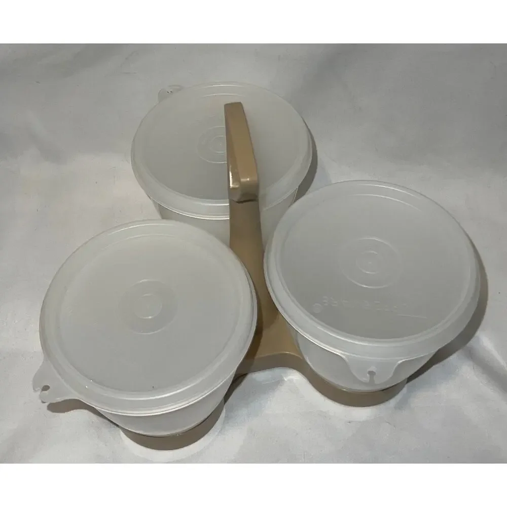 Vintage Tupperware Condiment Caddy